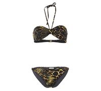 Gino Lapis Damen Bikini, Animal-Print aus recyceltem Material