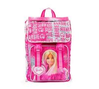 Giochi Preziosi Barbie - erweiterbarer Rucksack mit Rückenteil Comfort Back, Front- und Innentasche, Tragegriff, gepolsterte Schultergurte Dim. 29 x 40 x 13 (+9) cm, Liter 15/25, Grundschule