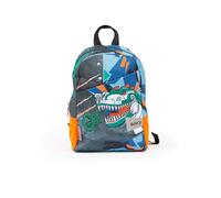 Giochi Preziosi Go Pop - Kindergartenrucksack Modell T-Rex mit großem zentralem Fach, personalisierter gummierter Reißverschluss, gepolsterte Schultergurte und Griff, Maße: 25,5 x 34,5 x 11,5 cm,
