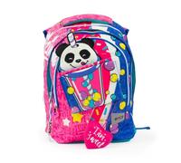Giochi Preziosi Go Pop-Rucksack, erweiterbar, rund, Modell Bubble Star, 3 Fächer und Innentaschen, gepolsterter Rücken und Schultergurte, mit personalisiertem Band und Pop Up, mehrfarbig, L, Casual