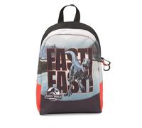 Giochi Preziosi Jurassic Word - Kindergartenrucksack mit großem zentralem Fach, personalisierter Reißverschluss, gepolsterten Schultergurten und Griff, Maße: 25,5 x 34,5 x 11,5 cm