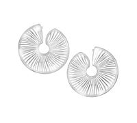 Gioiello Breil TJ4082 Kollektion B Whisper, Damen-Ohrringe aus Stahl, Farbe Silber, Größe 4,5 mit ohne Steine, Taglia unica, Legierter Stahl, Kein Edelstein