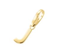 Giorgio Martello Milano Charm Buchstabe J, Silber 925, gold Gold