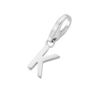 Giorgio Martello Milano Charm Buchstabe K, Silber 925, silber silber