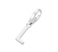 Giorgio Martello Milano Charm Buchstabe L, Silber 925, silber silber