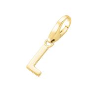 Giorgio Martello Milano Charm Buchstabe L, Silber 925, gold Gold