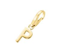 Charm Buchstabe "Buchstabe P, Silber 925", gold, GIORGIO MARTELLO MILANO, Charms, Damen, Silber 925 (Sterlingsilber) (39202119-0) gold