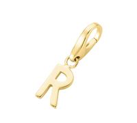 Giorgio Martello Milano - Charm Buchstabe R, Silber 925 Charms & Kettenanhänger Gold Damen