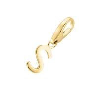 GIORGIO MARTELLO MILANO Charm Buchstabe S, Silber 925, gold Gold