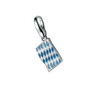 Giorgio Martello Milano Charm Flagge Bayern, Silber 925 Bunt, Onesize 925 Sterling Silber