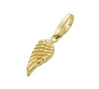 Giorgio Martello Milano Charm Flügel, vergoldet, Silber 925 Onesize Damen