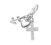 Giorgio Martello Milano Charm Glaube Liebe Hoffnung Charms & Kettenanhänger Schmuck Silber Produkte (1.0 pieces)
