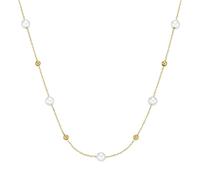 Giorgio Martello Milano Collier Collier mit Süßwasser-Perlen, Silber 925