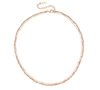 Giorgio Martello Milano Collier mit apricotfarbigen Sonnenstein-Kugeln, Silber 925 45 cm