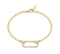 Armband "mit Zirkonia, Silber 925", gold, GIORGIO MARTELLO MILANO, Armbänder, Damen, 19cm, Silber 925 (Sterlingsilber) (56857307-0) gold