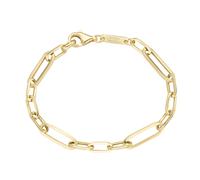 GIORGIO MARTELLO MILANO Armband Gliederkette 3/1, Silber 925, gold gold