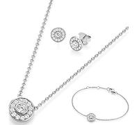 Giorgio Martello Milano Kette 3-teiliges Zirkonia Schmuckset Home & Lifestyle Schmuck Produkte (1.0 st)