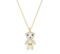Giorgio Martello Milano Kette Anhänger Bär mit Zirkonia, Silber 925, gold gold