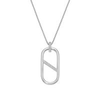 GIORGIO MARTELLO MILANO Kette Anhänger mit Zirkonia, Silber 925, silber silber