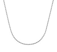 Giorgio Martello Milano - Kette diamantierte Kordelkette, Silber 925 Ketten 1 ct Silber