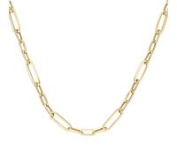 Silberkette GIORGIO MARTELLO MILANO "Gliederkette 3/1, Silber 925" Halsketten Gr. 45 cm, Silber 925 (Sterlingsilber), goldfarben (gold) Damen Halsketten (11690058-0)