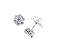 Paar Ohrstecker GIORGIO MARTELLO MILANO "Blüte in verschiedenen Größen, Silber 925" Ohrringe Gr. ca. Ø 8mm, Silber 925 (Sterlingsilber), silberfarben (silber) Damen Ohrstecker (48887912-3)