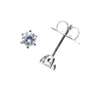 Paar Ohrstecker "mit Zirkonia, Silber 925" Gr. 1, silber, GIORGIO MARTELLO MILANO, Ohrringe, Damen, ca. Ø 4mm, Silber 925 (Sterlingsilber) (38917950-1) silber