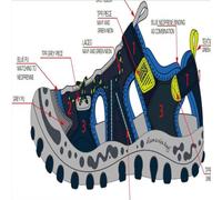 GIOSEPPO ADRANO Flip-Flops, Blau, 30 EU, blau, 30 EU