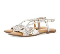 GIOSEPPO Damen Aidone Flache Sandale, Silber, 37 EU