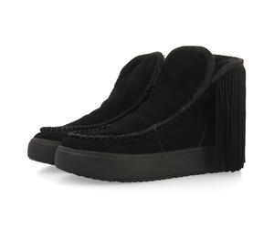 GIOSEPPO Australische Stiefel mit Fransen aus Leder von Schilde, Schwarz, 38 EU