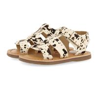 GIOSEPPO Baby-Sandalen im römischen Stil mit Tiermuster aus Leder, weiß, 27 EU