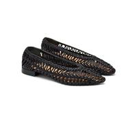 GIOSEPPO Ballerinas aus geflochtenem Leder, FAYSTON, Schwarz, 37 EU