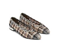 GIOSEPPO Ballerinas aus geflochtenem Leder, Schwarz, 40 EU