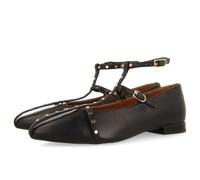 GIOSEPPO Ballerinas aus Leder mit Nieten von Kalocsa, Schwarz, 40 EU