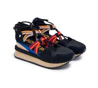 GIOSEPPO Beigefarbene Espadrille mit Keilabsatz für Damen, Schwarz, 39 EU