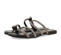 GIOSEPPO Bonifay Damen-Sandalen aus Leder, mit Riemen, Schwarz, Schwarz, 40 EU