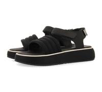 GIOSEPPO Cheval Sportsandalen für Damen, Leder, mit Plateau, Schwarz, 36 EU