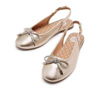 GIOSEPPO Coon Flache Mary-Jane-Schuhe für Mädchen, Platinfarben, 32 EU