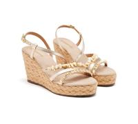 GIOSEPPO Damen 75363 Keilsandale, Platinfarben, 38 EU