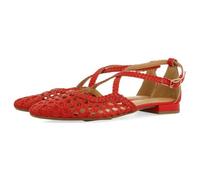 GIOSEPPO Damen Bailarinas de Piel Con Trenzados para Mujer Leskovic Ballerinas, rot, 41 EU