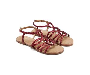 GIOSEPPO Damen Yakima Flache Sandale, Burgunderrot, 41 EU