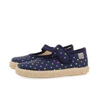 GIOSEPPO Espadrille Mädchen-Schuhe, Marineblau mit Herzmuster, Marineblau, 27 EU