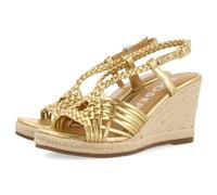 GIOSEPPO Glide, Espadrilles Damen-Sandalen, mit Keilabsatz, Dunkelgold, 38 EU, Dunkles Gold, 38 EU