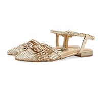 GIOSEPPO Gressey Ballerinas, Leder, ohne Absatz, aus geflochtener Haut, für Damen, gold, 36 EU