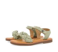 GIOSEPPO Ingai Mädchen Sandalen aus Leder mit Zopfmuster, Minzgrün, 26 EU