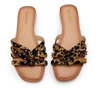 GIOSEPPO Damen Isabelle Flache Sandale, Leopard, 38 EU