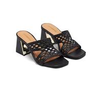 GIOSEPPO Kewaunee Sandalen mit Absatz und geflochtenem Leder, Schwarz, 37 EU