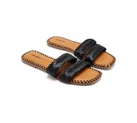 GIOSEPPO PERHAM geflochtene Ledersandalen, Schwarz, 41 EU