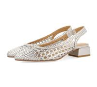 GIOSEPPO PISKOVE, Ballett Flat Damen, Silber, 38 EU, Silber, 38 EU
