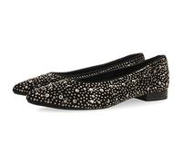 GIOSEPPO Schwarze Ballerinas mit Strass-Kristallen für Damen, Schwarz, 37 EU